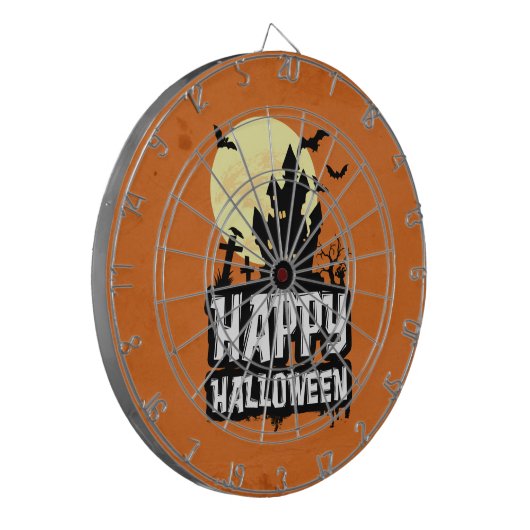 Happy Halloween Dartbord (Voorkant Links)