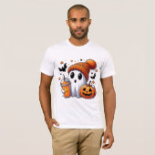 Happy Halloween Day T-shirt (Voorkant volledig)