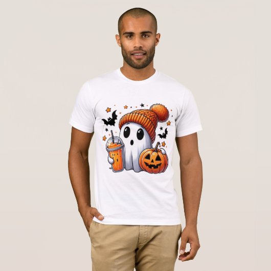 Happy Halloween Day T-shirt (Voorkant volledig)