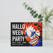 Happy Halloween | De Uitnodigingsschaal van de Par Briefkaart (Staand voorkant)
