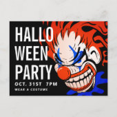 Happy Halloween | De Uitnodigingsschaal van de Par Briefkaart (Voorkant)