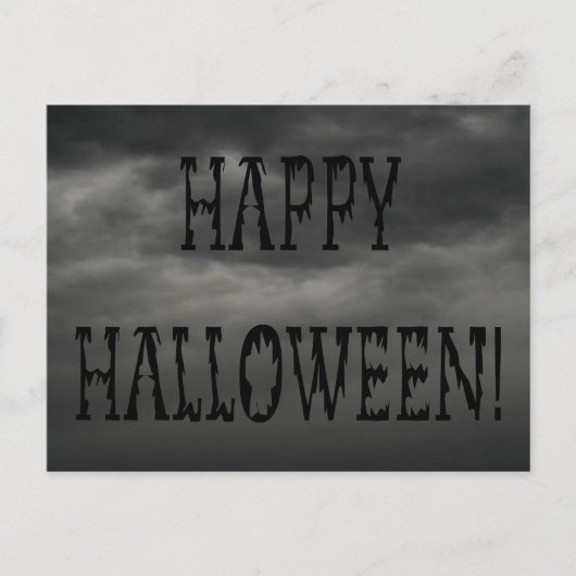 Happy Halloween Deadworld Tekst Briefkaart (Voorkant)