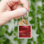 Happy Halloween Deadworld Tekst Sleutelhanger (Hand)