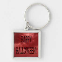 Happy Halloween Deadworld Tekst Sleutelhanger
