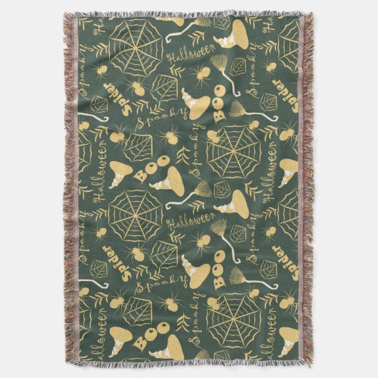 Happy Halloween Deken (Voorkant Verticaal)