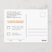 Happy Halloween Dentist Appointment Briefkaart (Achterkant)