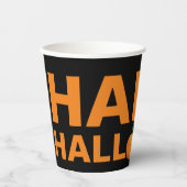 Happy Halloween Design Paper cup Papieren Bekers (Voorkant)