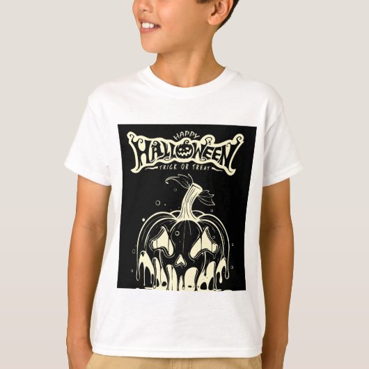 happy halloween design  t-shirt (Voorkant)