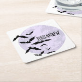 Happy Halloween Dessonders van papier Kartonnen Onderzetters (Schuin)