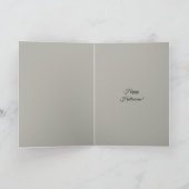 Happy Halloween die Jack O Lantern Pumpkin filmt Kaart (Binnen)