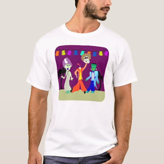 Happy Halloween Disco Party T-shirt (Voorkant)