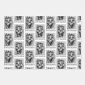 Happy Halloween. Distressed skull Inpakpapier Vel (Voorkant 3)