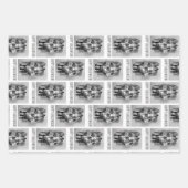 Happy Halloween. Distressed skull Inpakpapier Vel (Voorkant)