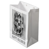 Happy Halloween. Distressed skull Medium Cadeauzakje (Voorkant Gekanteld)