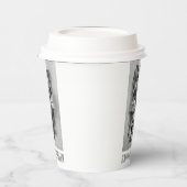 Happy Halloween. Distressed skull Papieren Bekers (Links)