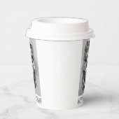 Happy Halloween. Distressed skull Papieren Bekers (Rechts)