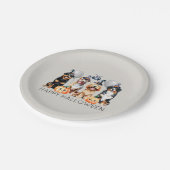 Happy Halloween Dogs Papieren Bordje (Gekanteld)