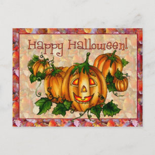 HAPPY HALLOWEEN door SHARON SHARPE Briefkaart