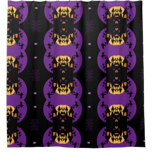 Happy Halloween Douchegordijn (Voorkant)