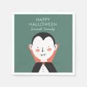Happy Halloween Dracula Servet (Voorkant)