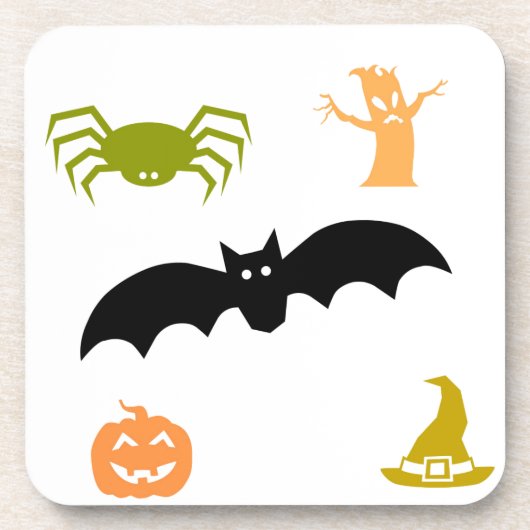Happy Halloween Drankjes Onderzetter (Voorkant)