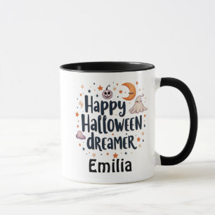 Happy Halloween Dreamer Custom Name Coffee Mok