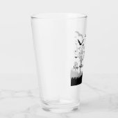 Happy Halloween Drink bril Glas (Rechts)