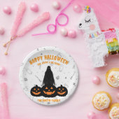 Happy Halloween "Drink, eet en wees eng" Party P Papieren Bordje (Feest)