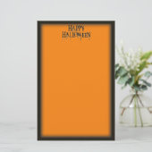 Happy Halloween Drippy-tekst Afbeelding Briefpapier (Staand voorkant)