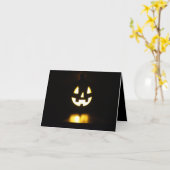 Happy Halloween! een feestelijke Groet Kaart (Gele Bloem)