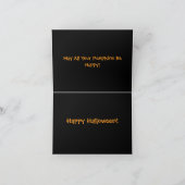 Happy Halloween! een feestelijke Groet Kaart (Binnen)