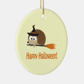 Happy Halloween! Egel Witch Keramisch Ornament (Rechts)