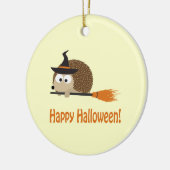 Happy Halloween! Egel Witch Keramisch Ornament (Links)