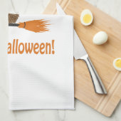 Happy Halloween! Egel Witch Theedoek (Quarter Fold)