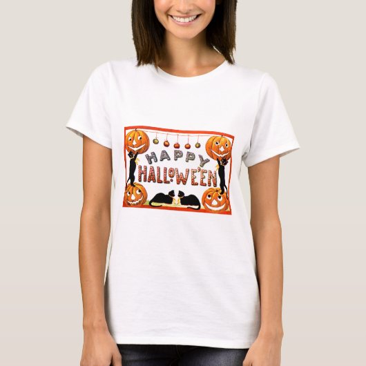 Happy Halloween - Ellen Clapsaddle T-shirt (Voorkant)