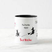 Happy Halloween en Best Witches grappige gewoonte Mok (Midden)