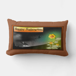 Happy Halloween en Flowers - Kussen