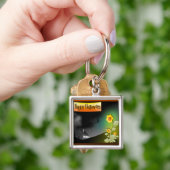 Happy Halloween en Flowers - Sleutelhanger (Hand)