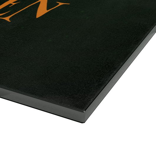 Happy Halloween | enge heks hand familienaam Snijplank (Hoek)