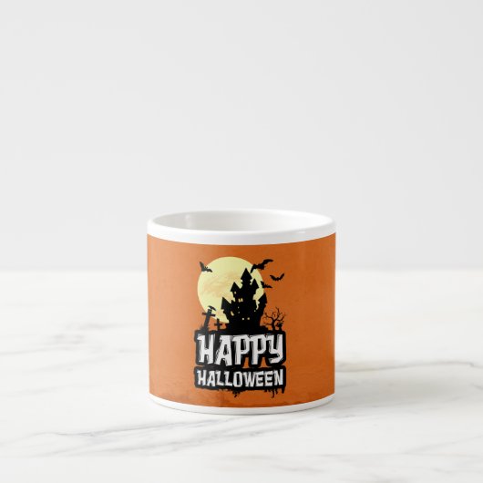 Happy Halloween Espresso Kop (Voorkant)