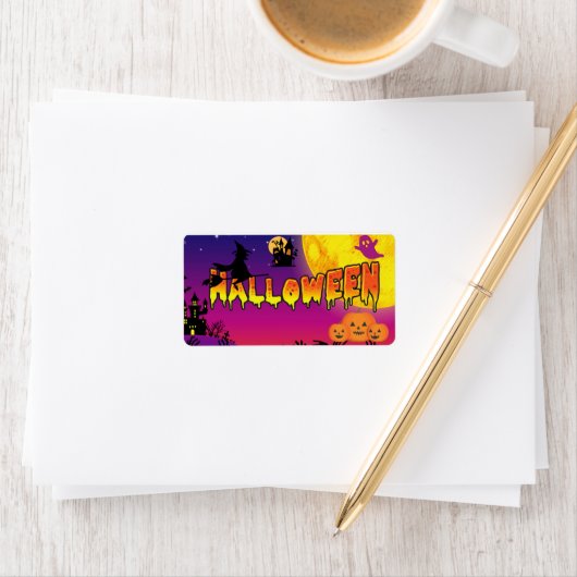 Happy Halloween Etiket (Insitu)