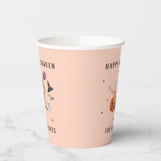 Happy Halloween Familie Custom Party Papieren Bekers (Links)