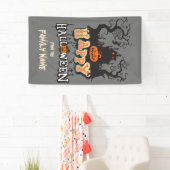 Happy Halloween  familienaam op maat Spandoek (Insitu)