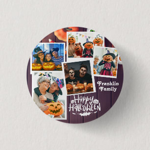 Happy Halloween Family Foto Ronde Button 3,2 Cm