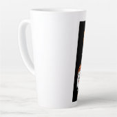 Happy Halloween – fantômes café mignons Latte Mok (Linkerhoek)