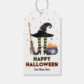 Happy Halloween Favor Tag Cadeaulabel (Voorkant)