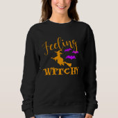 Happy Halloween Feeling Witchy Trui (Voorkant)