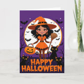 Happy Halloween Feestdagen Kaart (Voorkant)