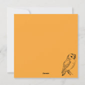 Happy Halloween Feestdagenkaart (Achterkant)