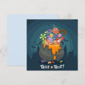 Happy Halloween Feestdagenkaart (Voorkant / Achterkant)